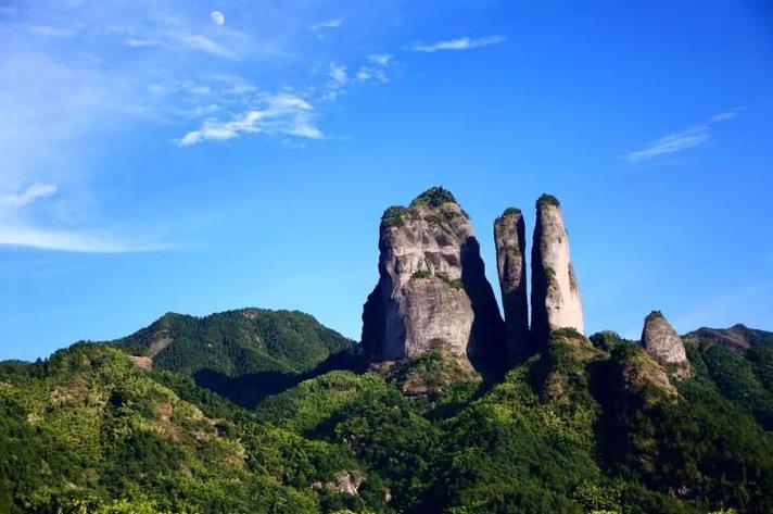 浙江衢州江郎山景区,廿八都景区广告